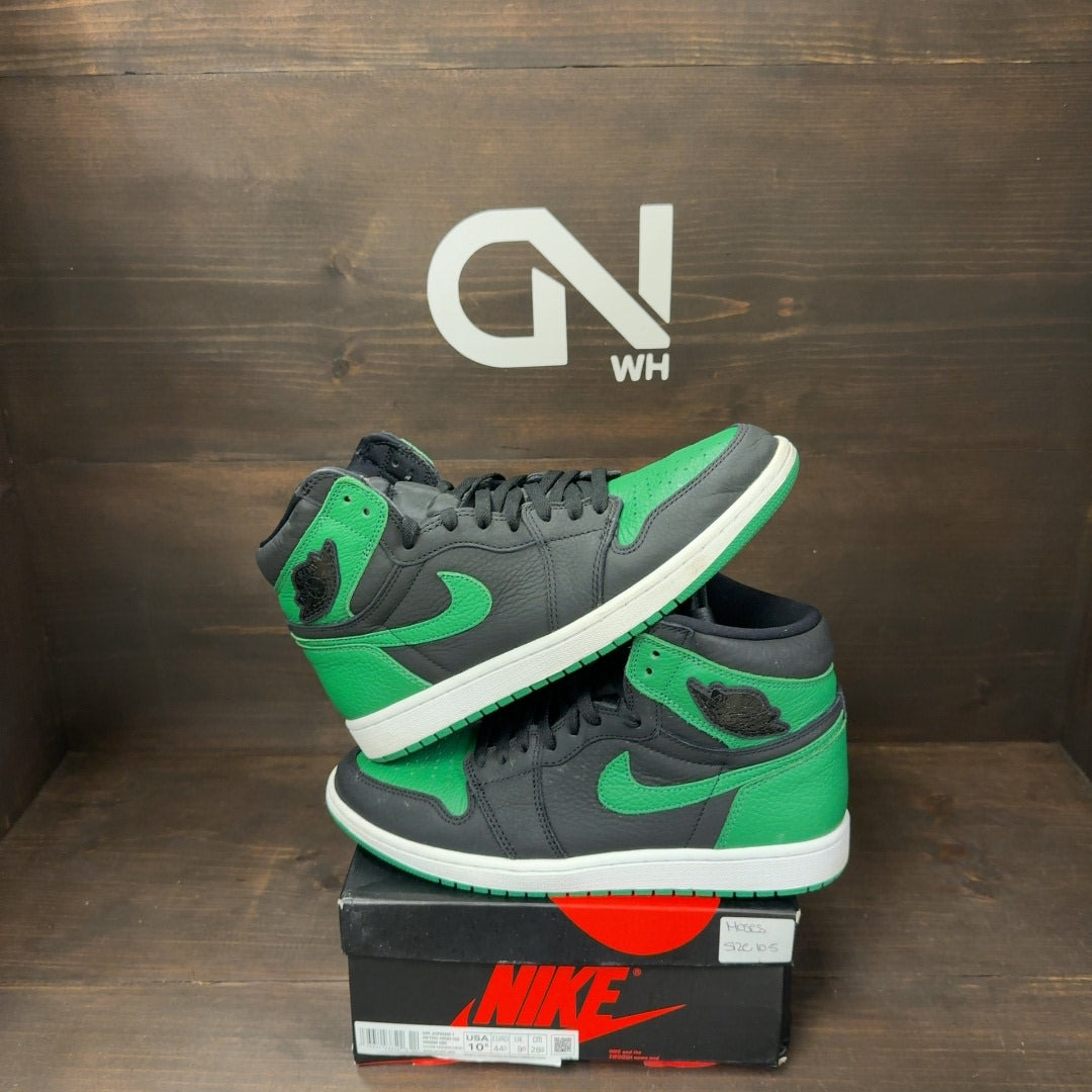 Jordan 1 Retro High Pine Green Black Size 10.5 (Pre-Owned)