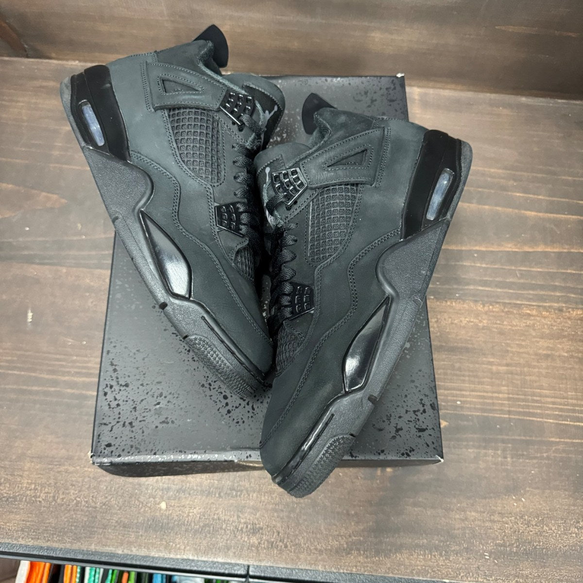 Jordan 4 Retro Black Cat (2025) Size 11.5 (Pre-Owned) - Image 2