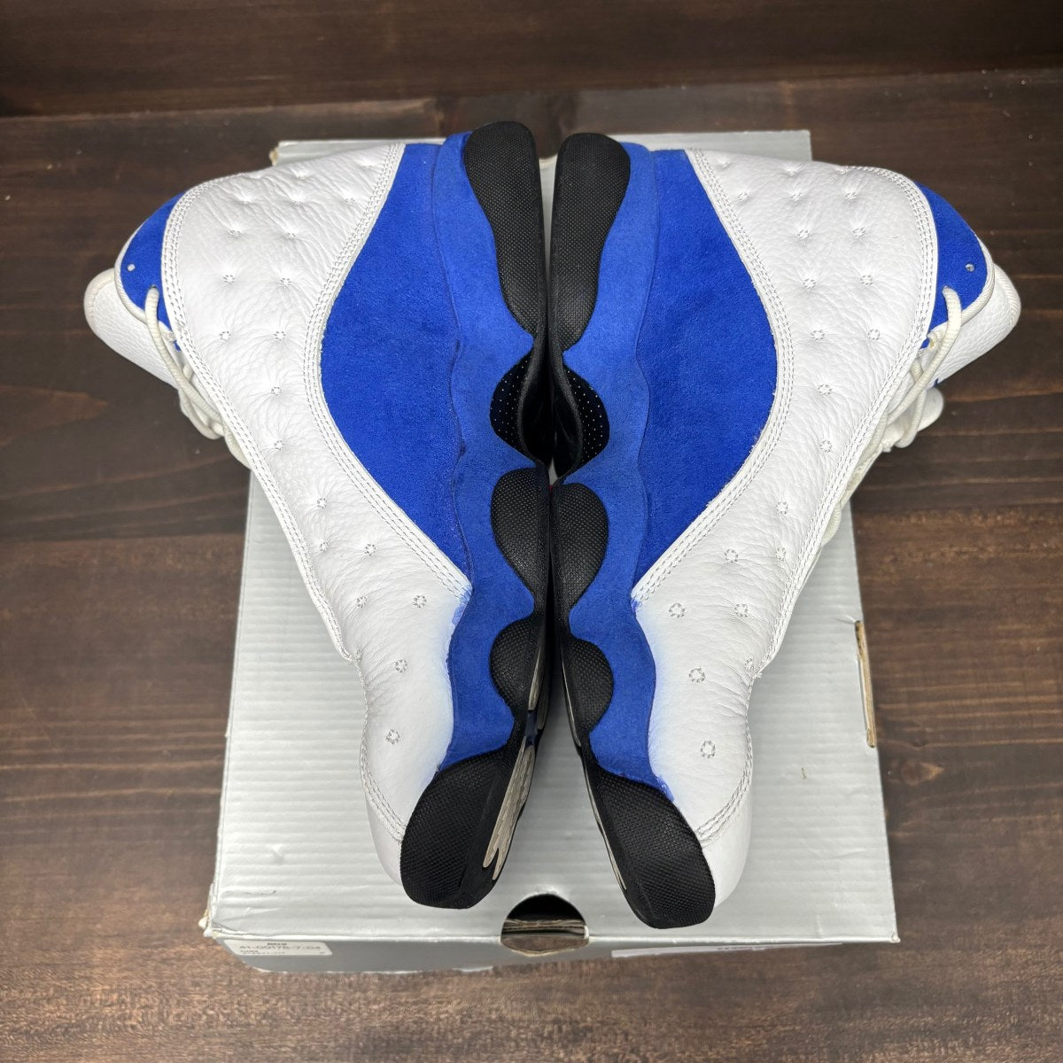 Jordan 13 Retro White Hyper Royal Black - Image 4