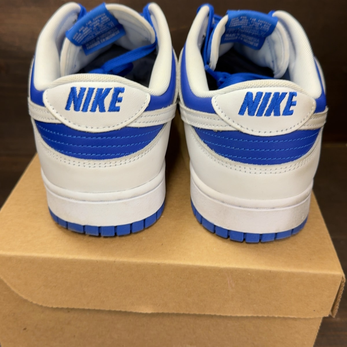 Nike Dunk Low Racer Blue White Size 13 (Pre-Owned) - Image 5