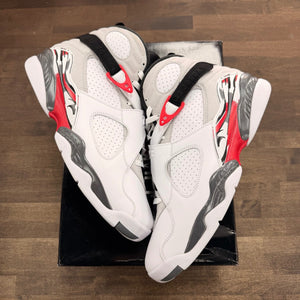 Jordan 8 Retro White True Red (2025) - Image 1