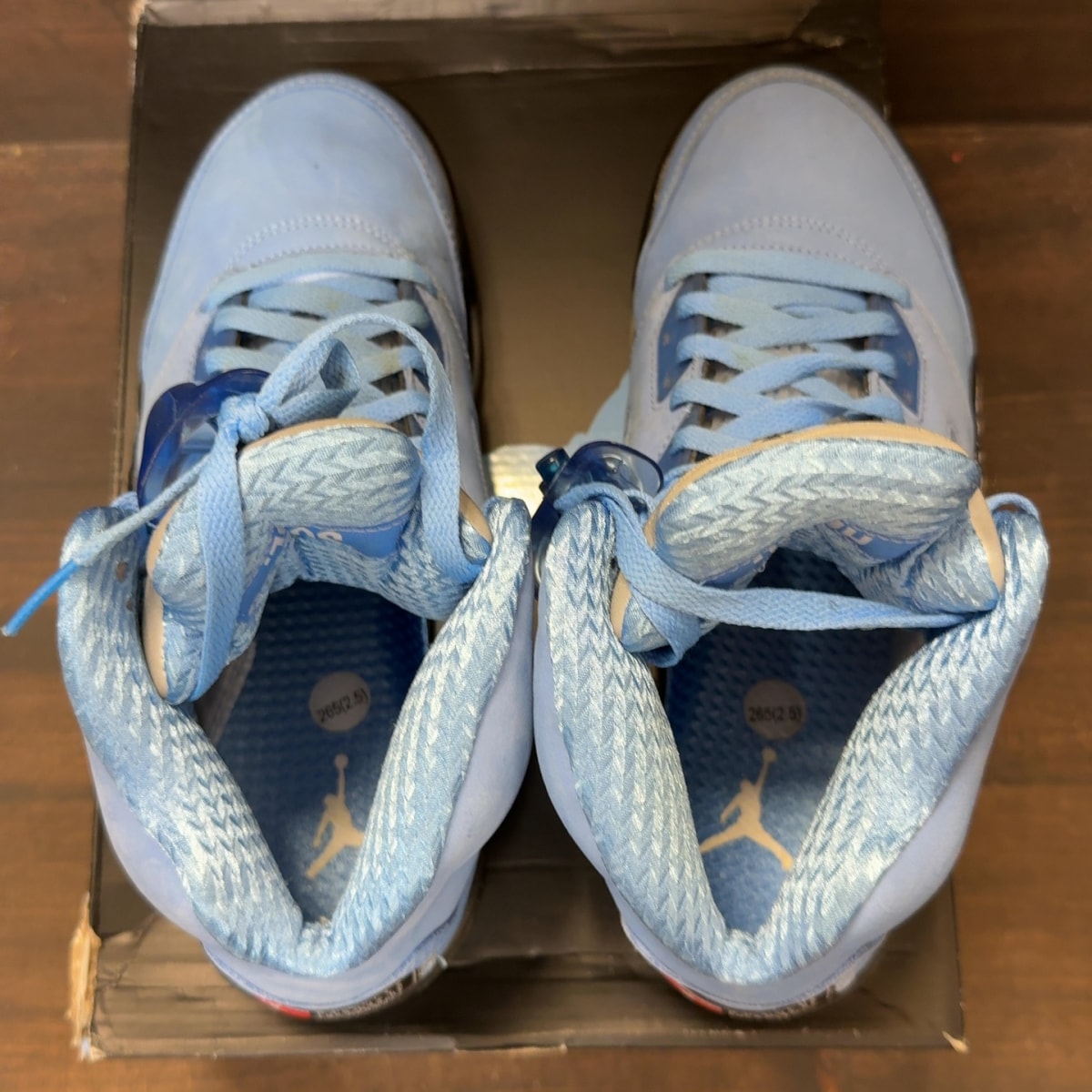 Jordan 5 Retro UNC University Blue Size 8.5 (Pre-Owned)