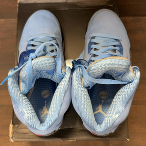 Jordan 5 Retro UNC University Blue Size 8.5 (Pre-Owned)