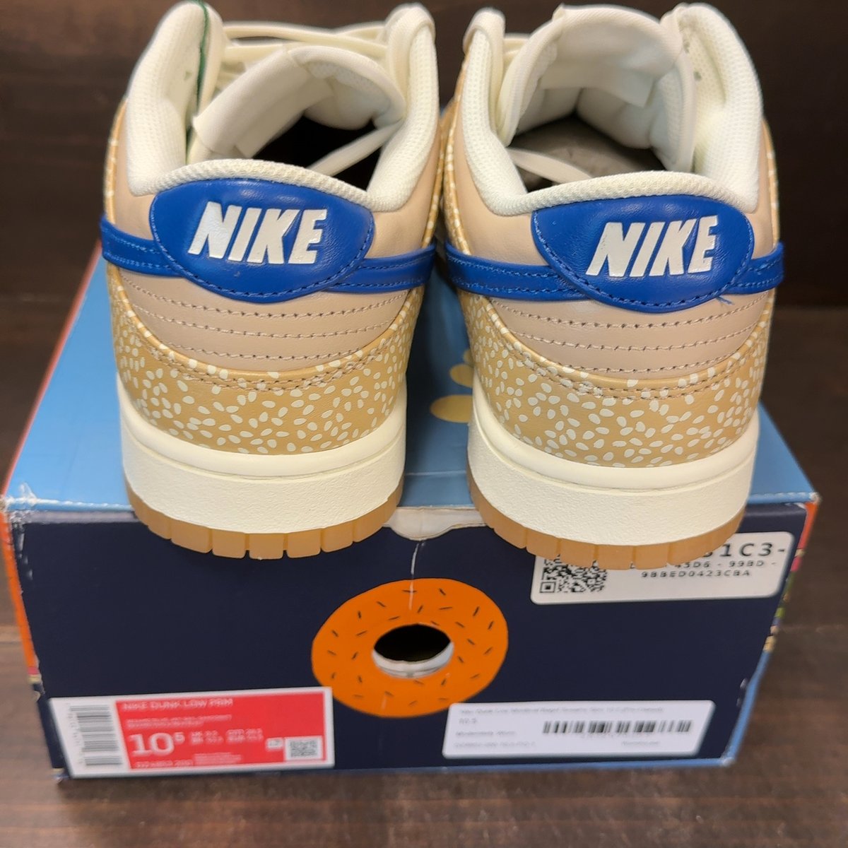 Nike Dunk Low Montreal Bagel Sesame Size 10.5 (Pre-Owned) - aux