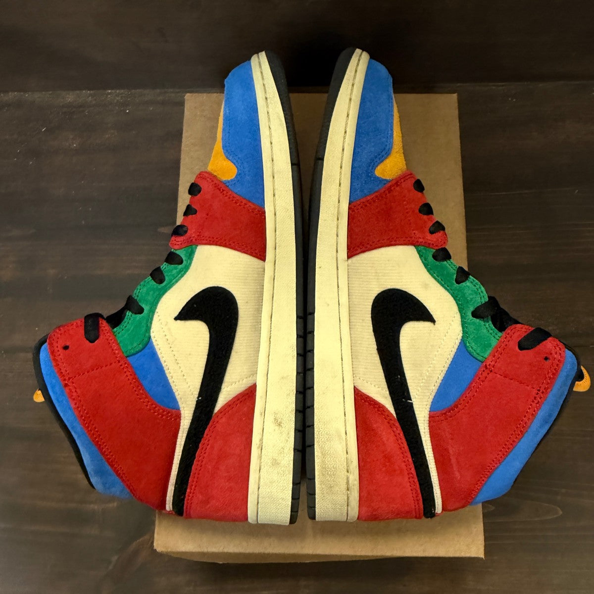 Jordan 1 Mid SE Fearless Blue the Great Size 11 (Pre-Owned) - Image 5
