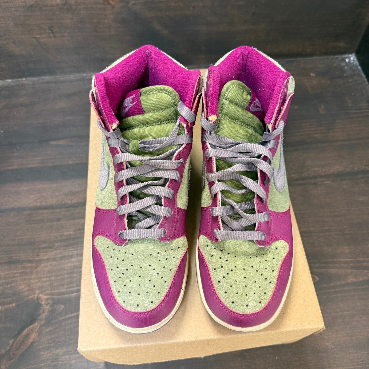 Nike Dunk High Dynamic Berry (Women's) Size 7.5W (Pre-Owned) - Image 2