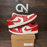 Jordan 1 Low Gym Red White Size 12 (Pre-Owned) - Image 1