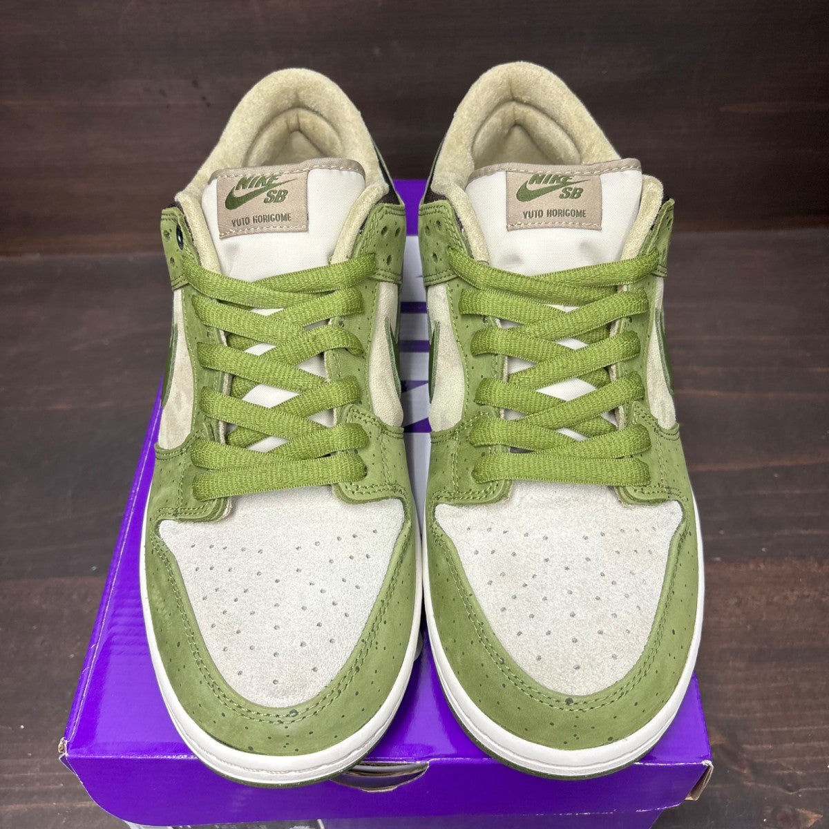 Nike SB Dunk Low Yuto Horigome Matcha Size 11 (Pre-Owned) - Image 3