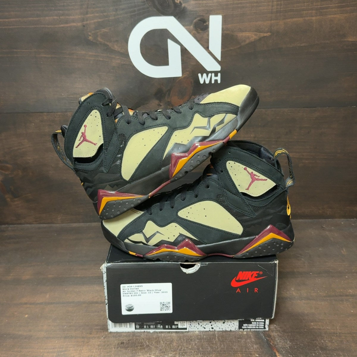 Jordan 7 Retro Black Olive - Image 1