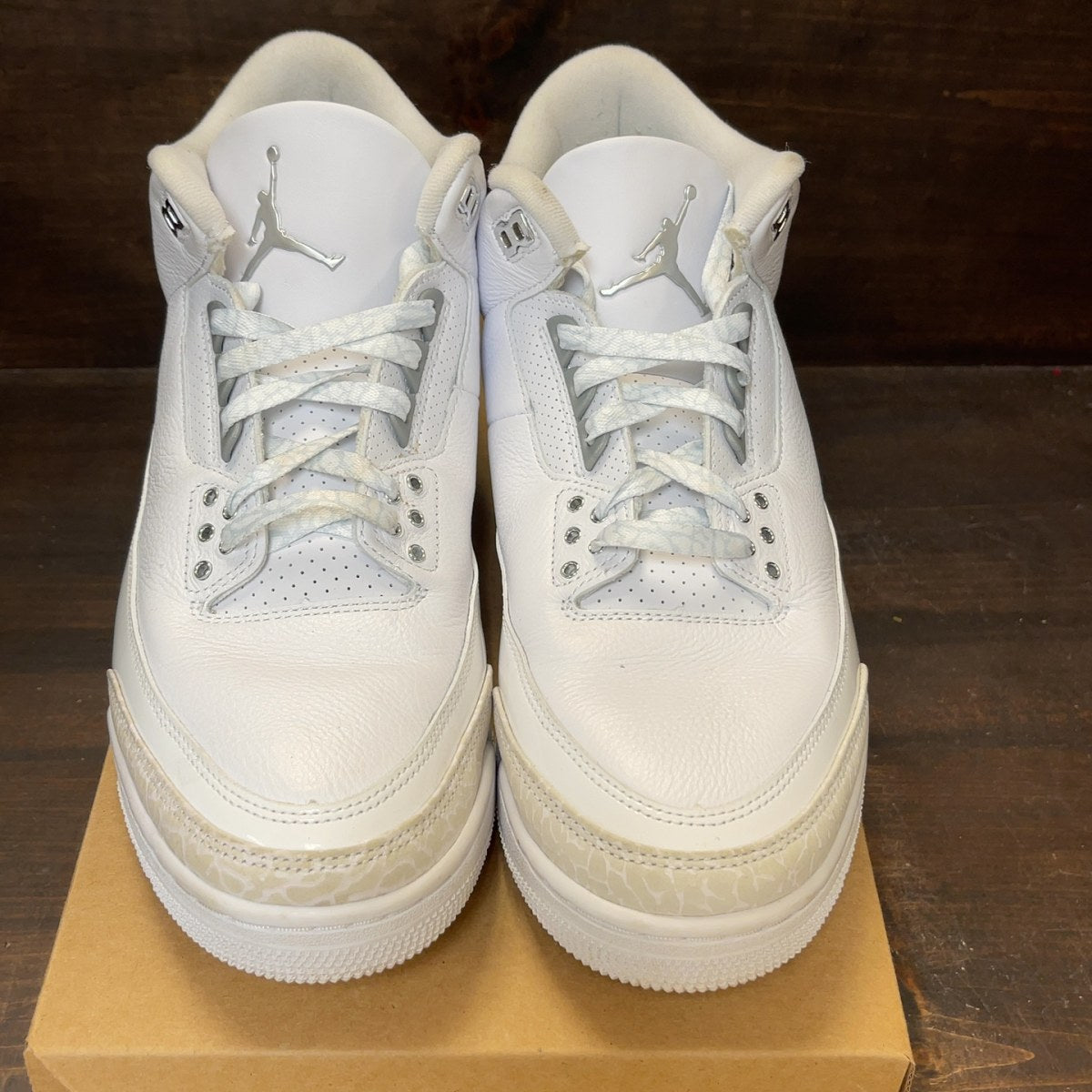 Jordan 3 Retro Pure Money Size 12 (Pre-Owned) - Image 3