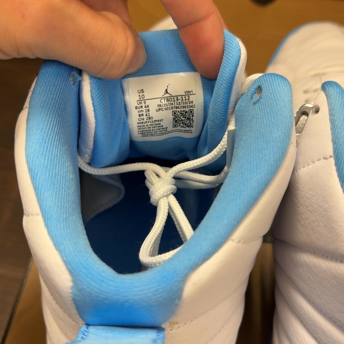 Jordan 12 Retro Melo (2025) Size 10 (Pre-Owned) - aux