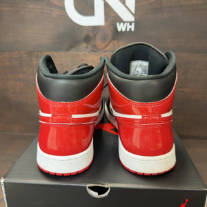 Jordan 1 Mid SE Patent Bred Toe Size 11.5 (Pre-Owned) - Image 5