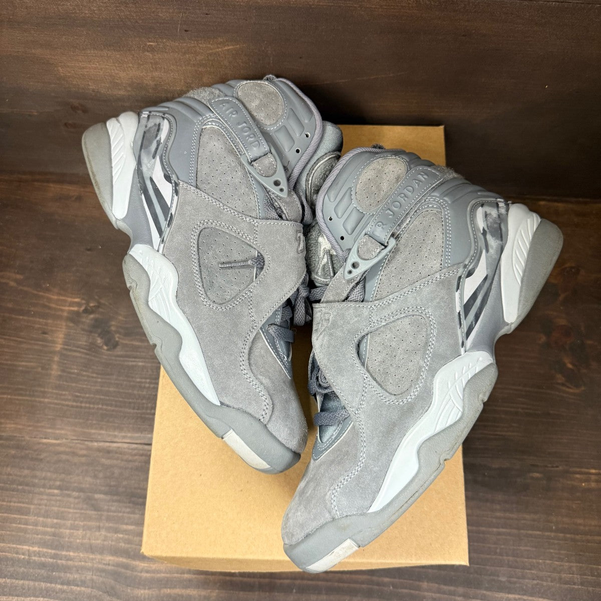Jordan 8 Retro Cool Grey Size 9 (Pre-Owned) - Image 2