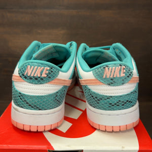 Nike Dunk Low Snakeskin Washed Teal Bleached Coral - Image 4