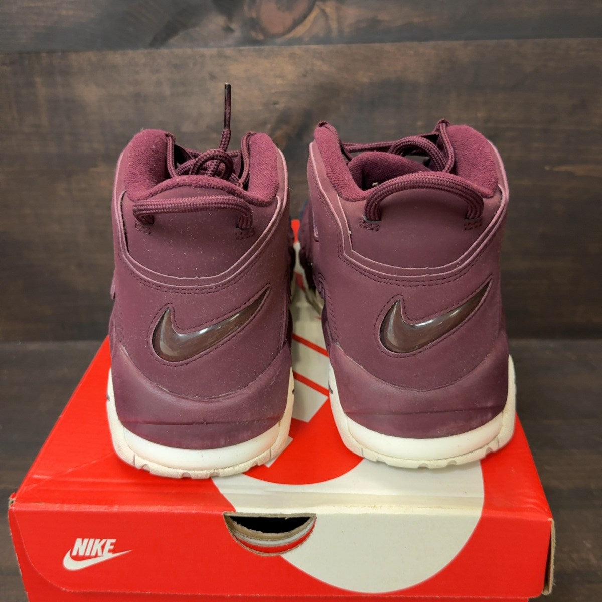 Nike Air More Uptempo Night Maroon - Image 4