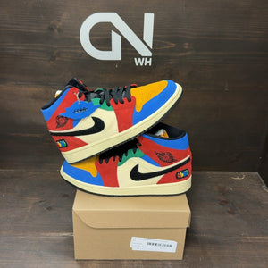 Jordan 1 Mid SE Fearless Blue the Great Size 8.5 (Pre-Owned) - front