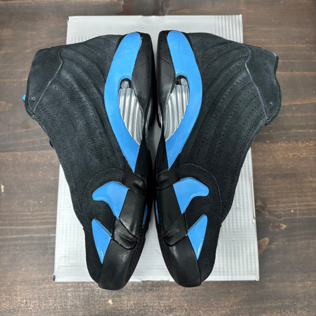 Jordan 14 Retro Black University Blue (2026) Size 8 (Pre-Owned) - Image 4
