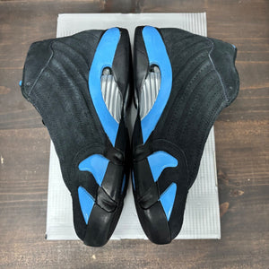 Jordan 14 Retro Black University Blue (2026) Size 8 (Pre-Owned) - Image 4