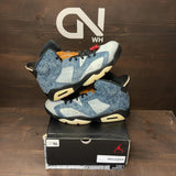 Jordan 6 Retro Washed Denim Size 10 (Pre-Owned) - front