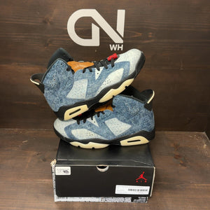 Jordan 6 Retro Washed Denim Size 10 (Pre-Owned) - front