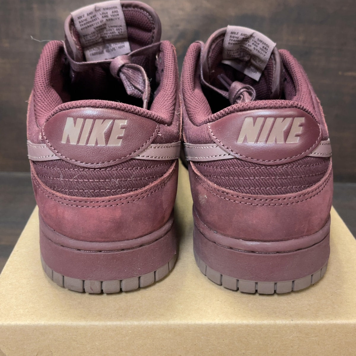 Nike Dunk Low Retro Premium Burgundy Crush Size 13 (Pre-Owned) - Image 5