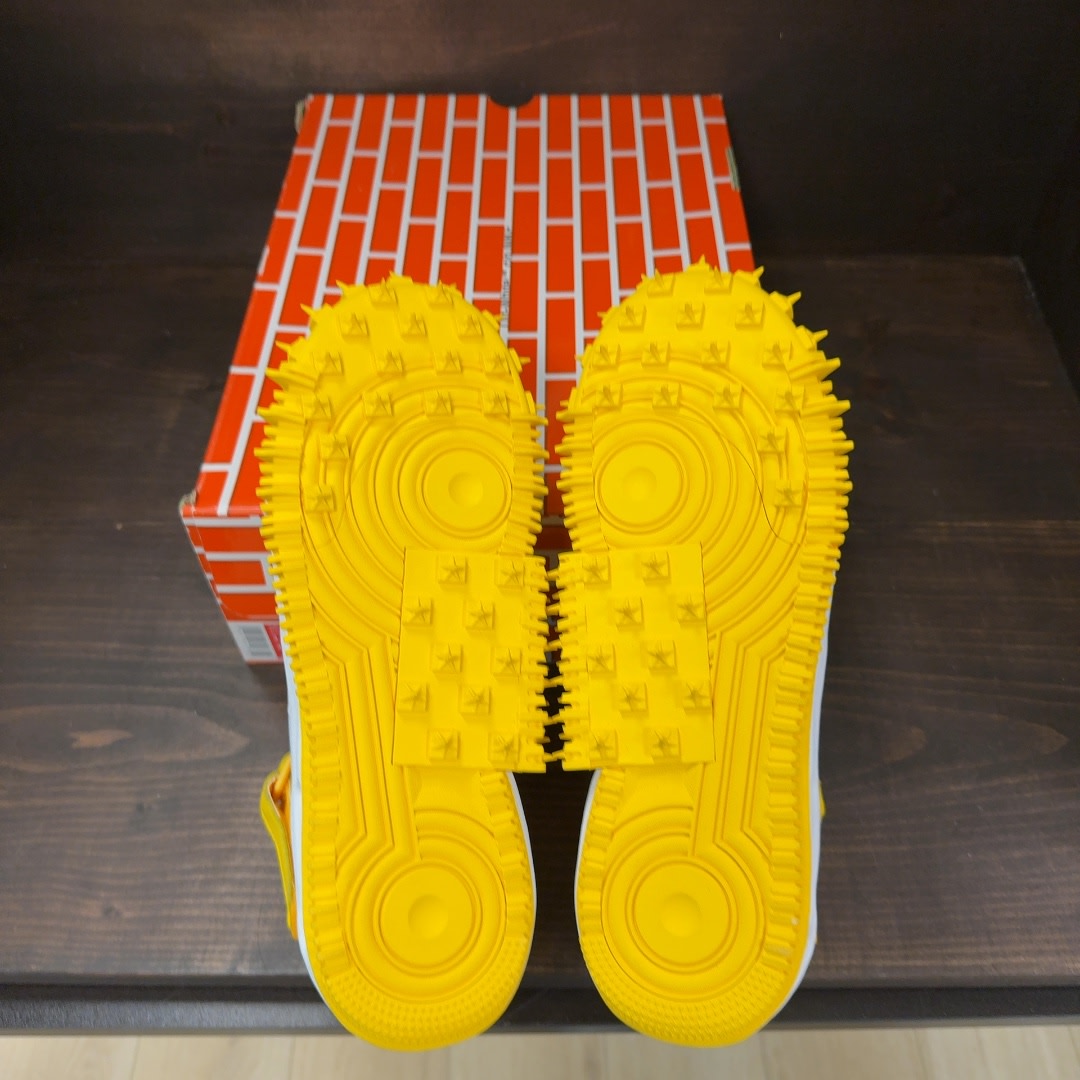 Nike Air Force 1 Mid SP Off-White Varsity Maize - Image 6