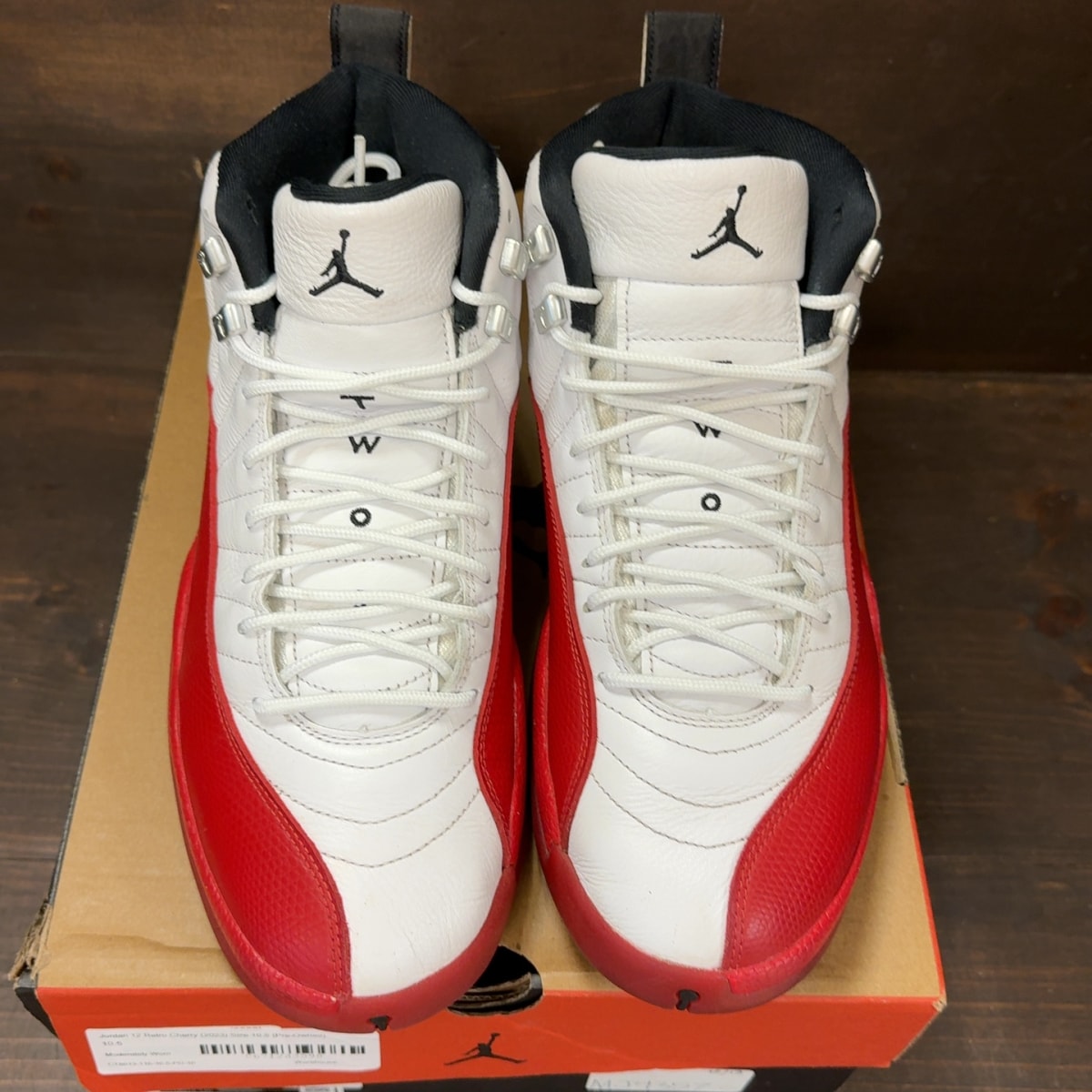 Jordan 12 Retro Cherry (2023) Size 10.5 (Pre-Owned) - Image 3