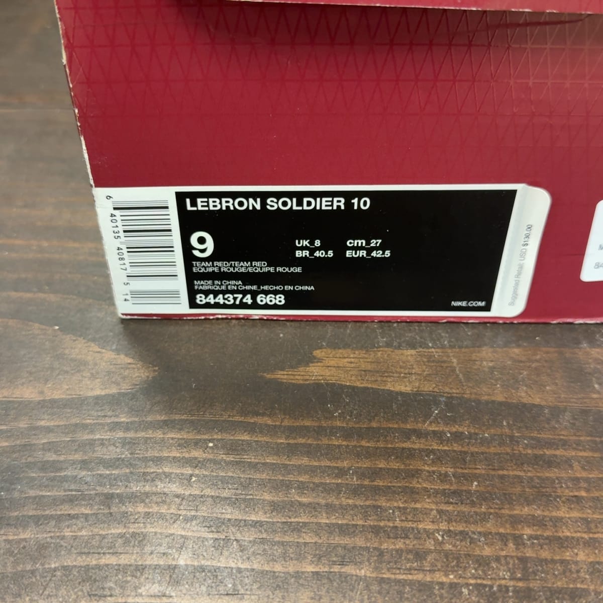 Nike LeBron Soldier 10 'Christ the King' Size 9 (Pre-Owned) - aux