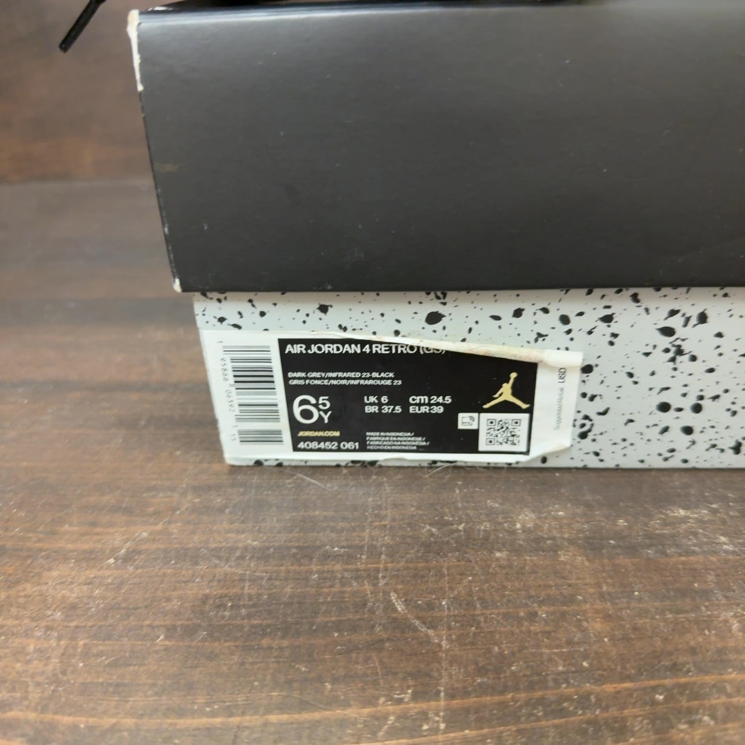 Jordan 4 Retro Infrared (GS) - Image 8