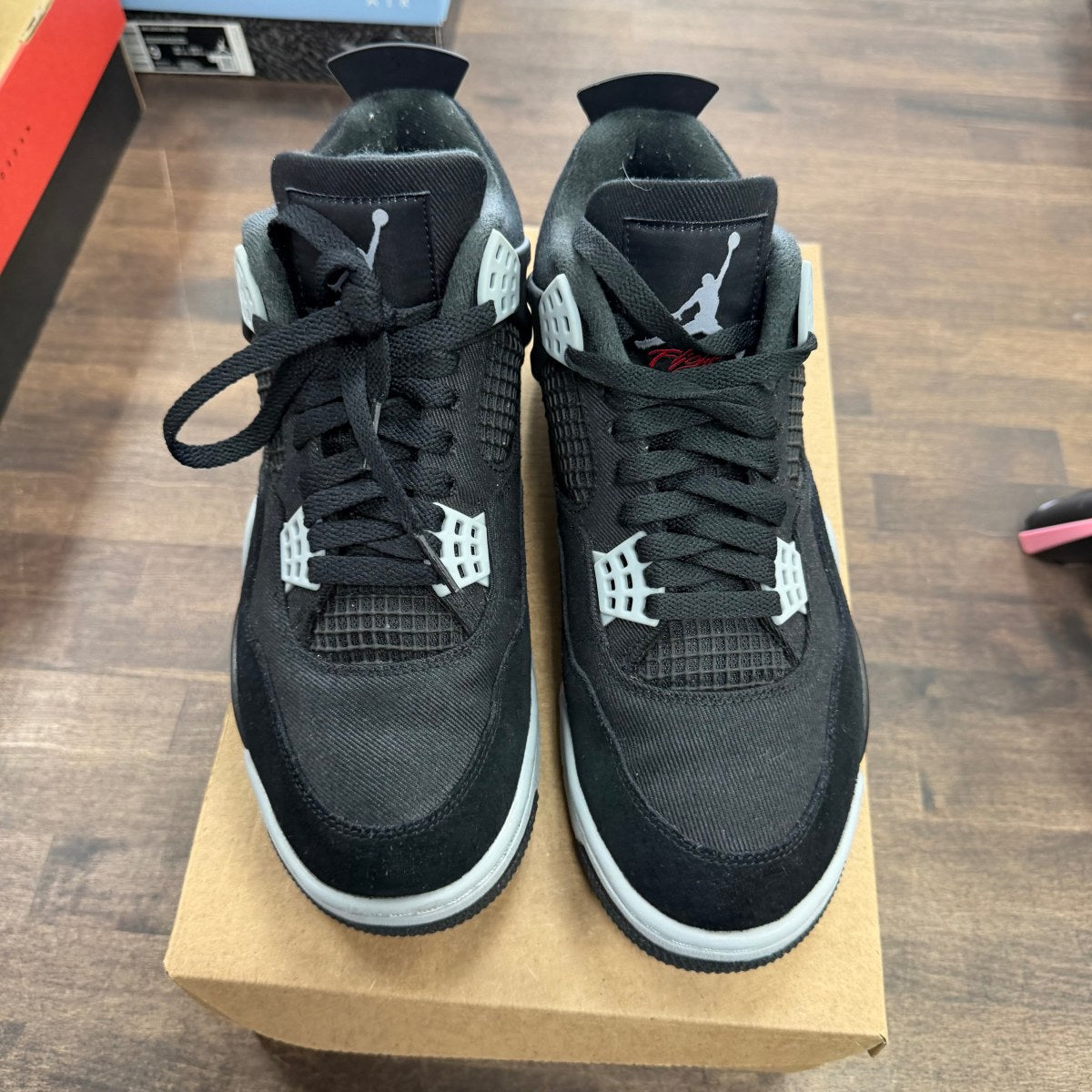 Jordan 4 Retro SE Black Canvas Size 9 (Pre-Owned) - Image 5