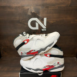 Jordan 8 Retro White True Red (2025) Size 11 (Pre-Owned) - Image 1