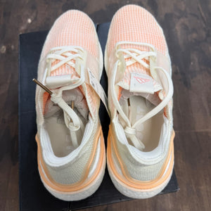 adidas Ultra Boost 19 Off White Glow Orange (Women's) - Image 4