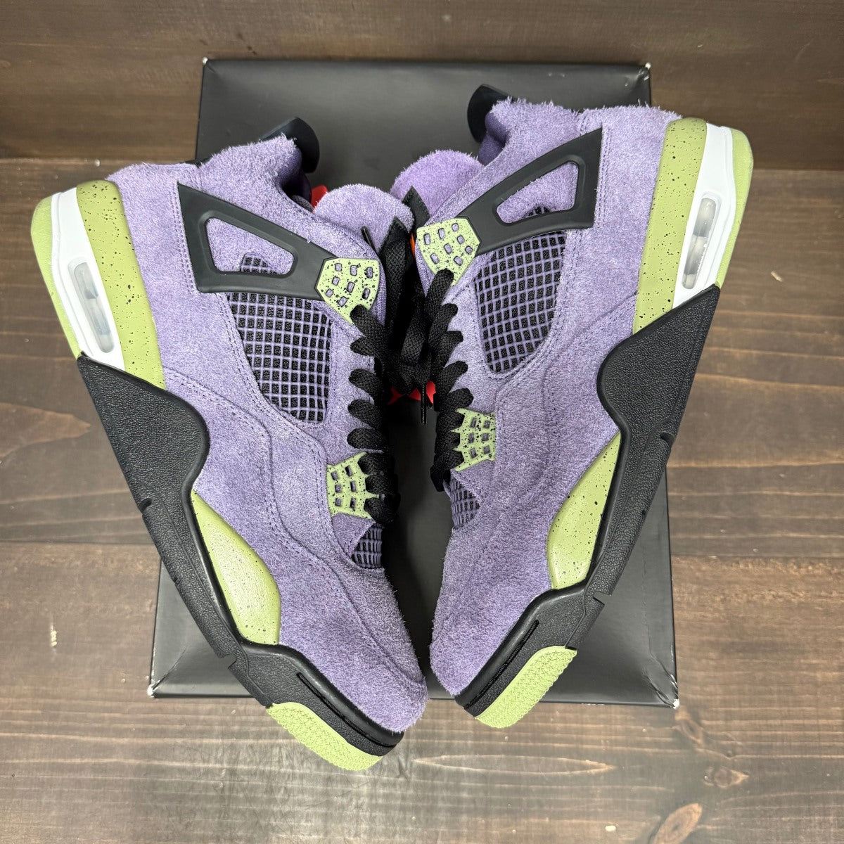 Jordan 4 Retro Canyon Purple (Women's) - Image 4