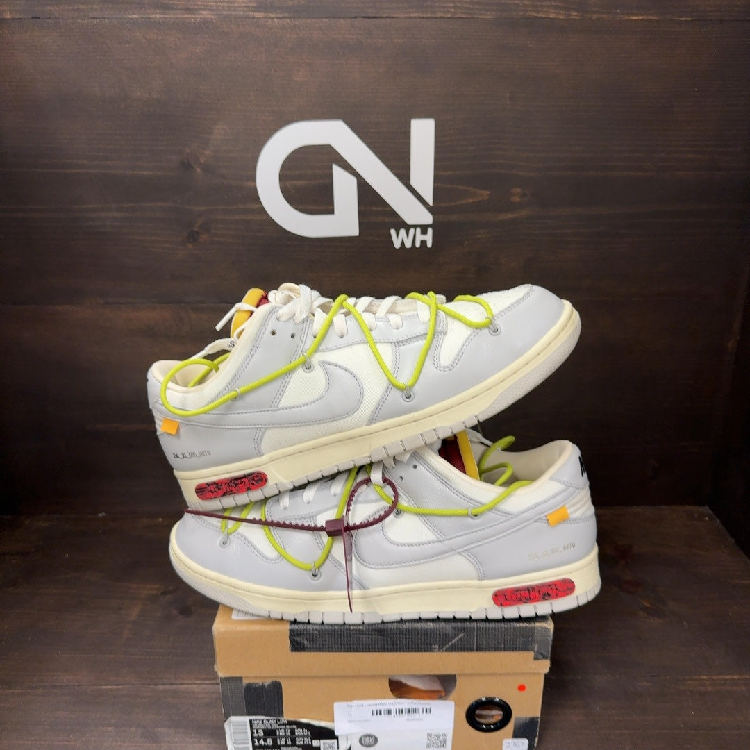 Nike Dunk Low Off-White Lot 8 - Image 1