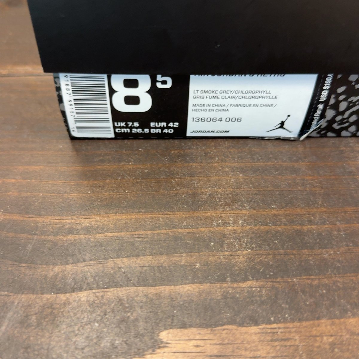 Jordan 3 Retro Chlorophyll Size 8.5 (Pre-Owned) - aux