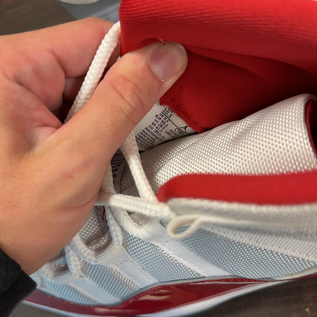 Jordan 11 Retro Cherry (2022) Size 10.5 (Pre-Owned) - aux