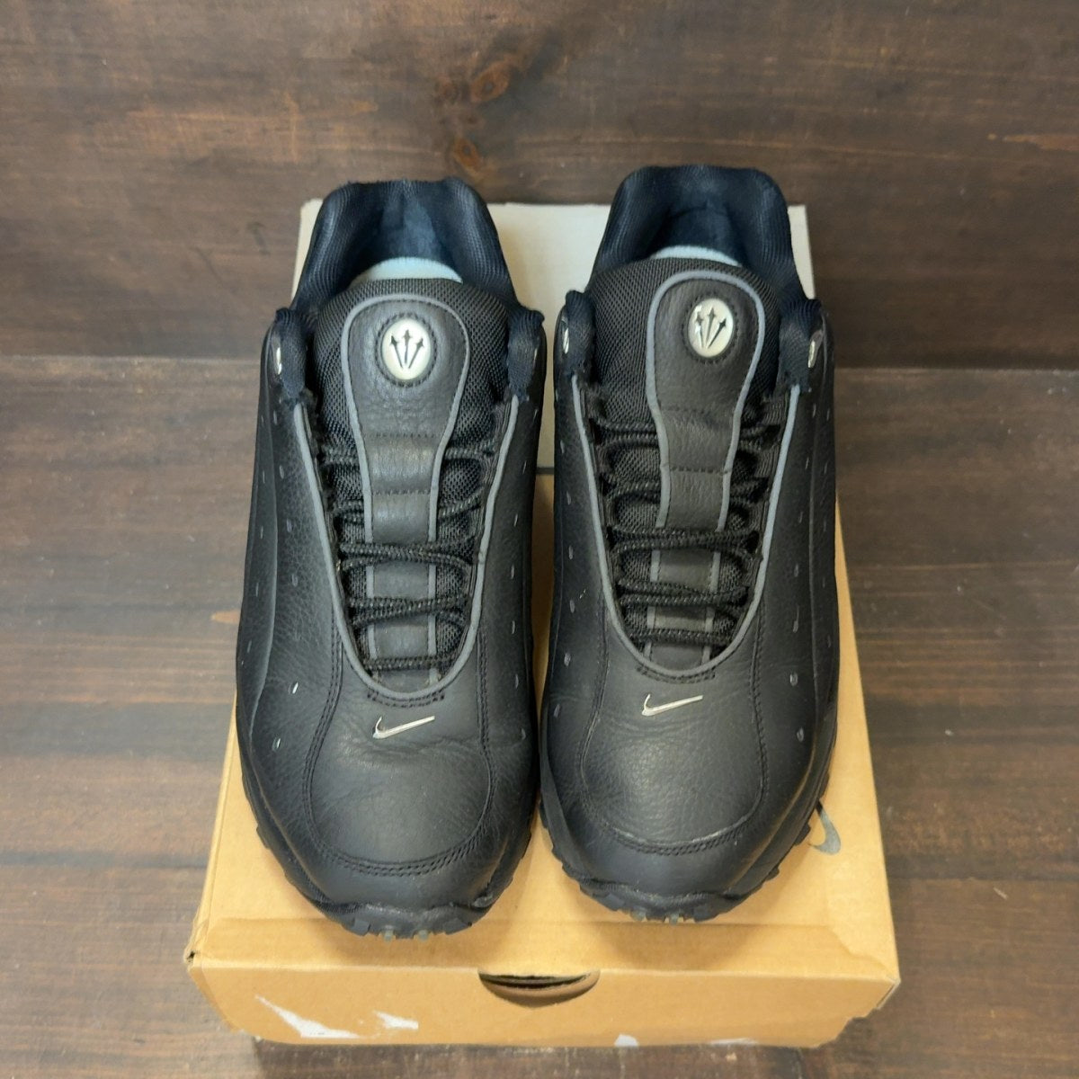 Nike Hot Step Air Terra Drake NOCTA Triple Black - Image 3