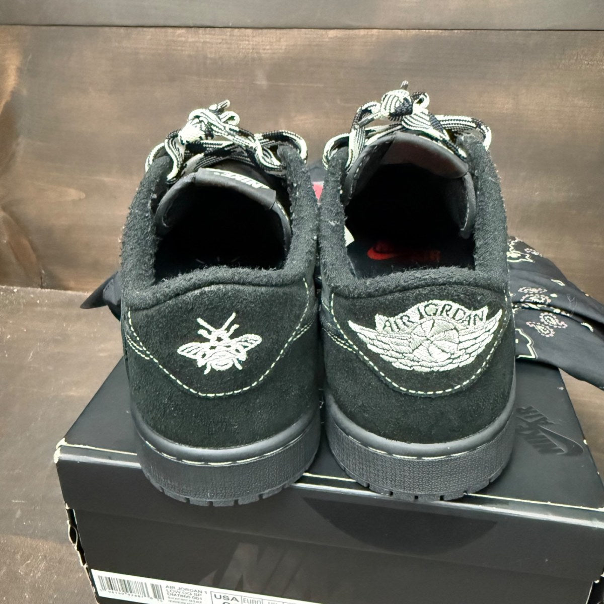 Jordan 1 Retro Low OG SP Travis Scott Black Phantom - Image 5