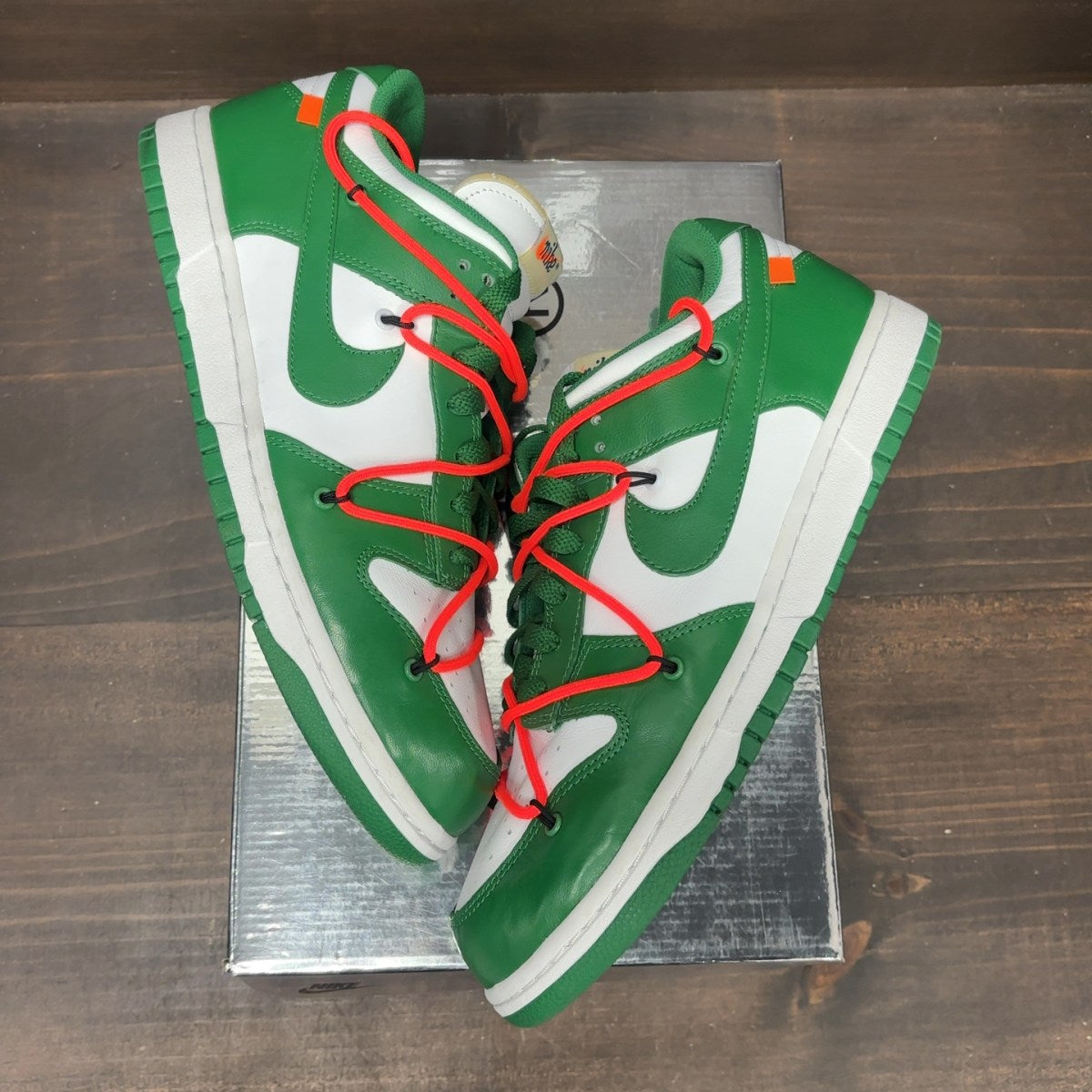 Nike Dunk Low Off-White Pine Green - Image 2