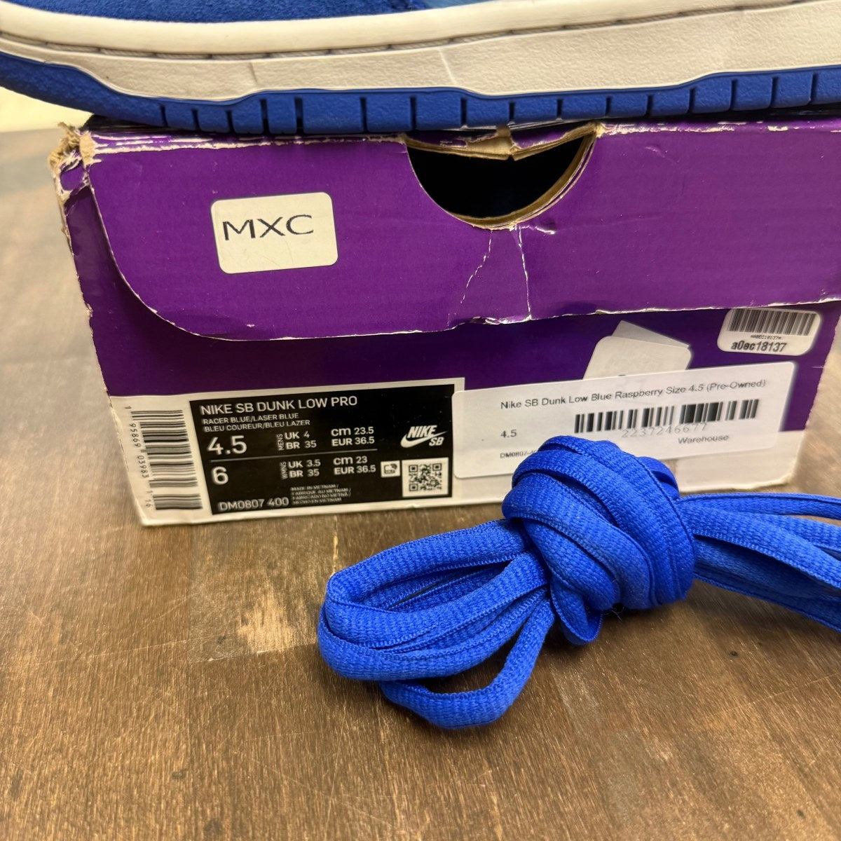 Nike SB Dunk Low Blue Raspberry - Image 4