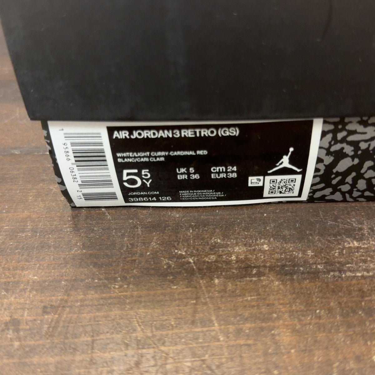 Jordan 3 Retro Cardinal (GS) - Image 6
