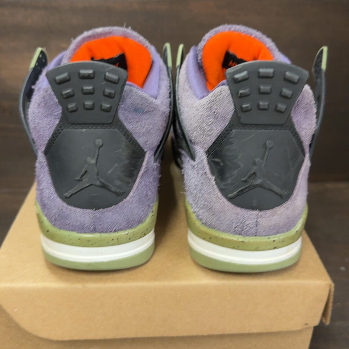 Jordan 4 Retro Canyon Purple (Women's) Size 9.5W (Pre-Owned) - Image 5