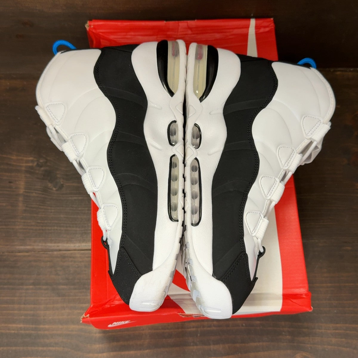 Nike Air Max Uptempo 95 White Photo Blue Black - Image 4
