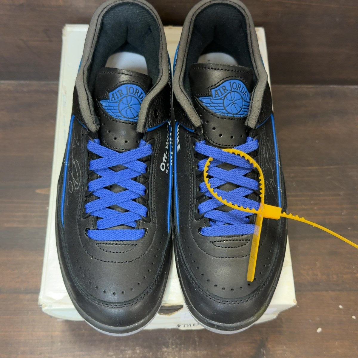 Jordan 2 Retro Low SP Off-White Black Blue - Image 3