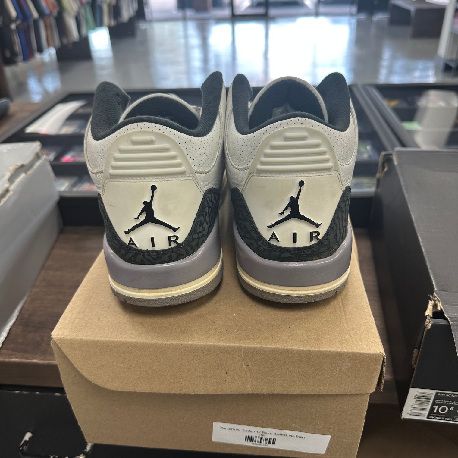 Cement Grey Jordan 3 Retro (USED, No Box)