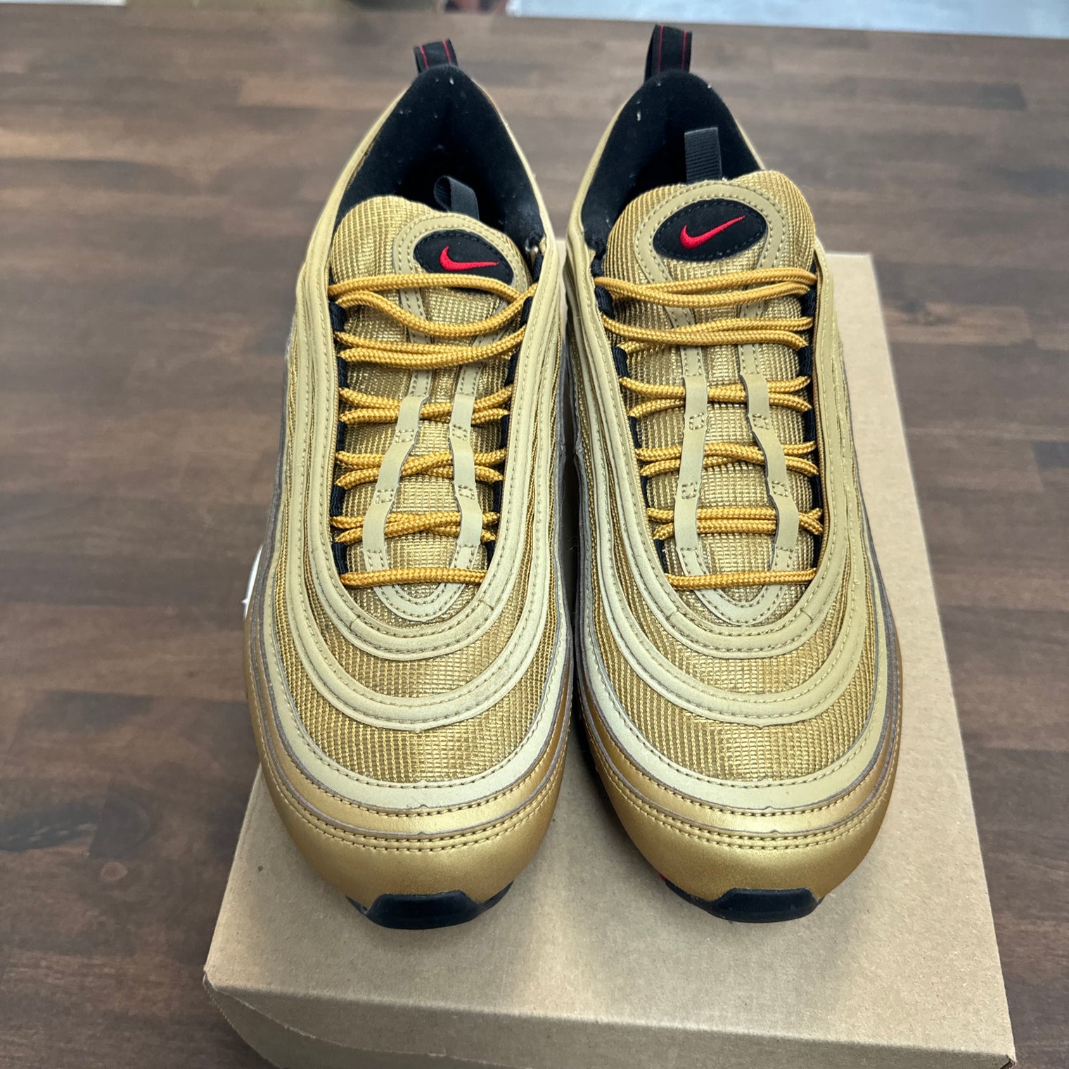 Nike Air Max 97 OG QS Metallic Gold (USED, no box)
