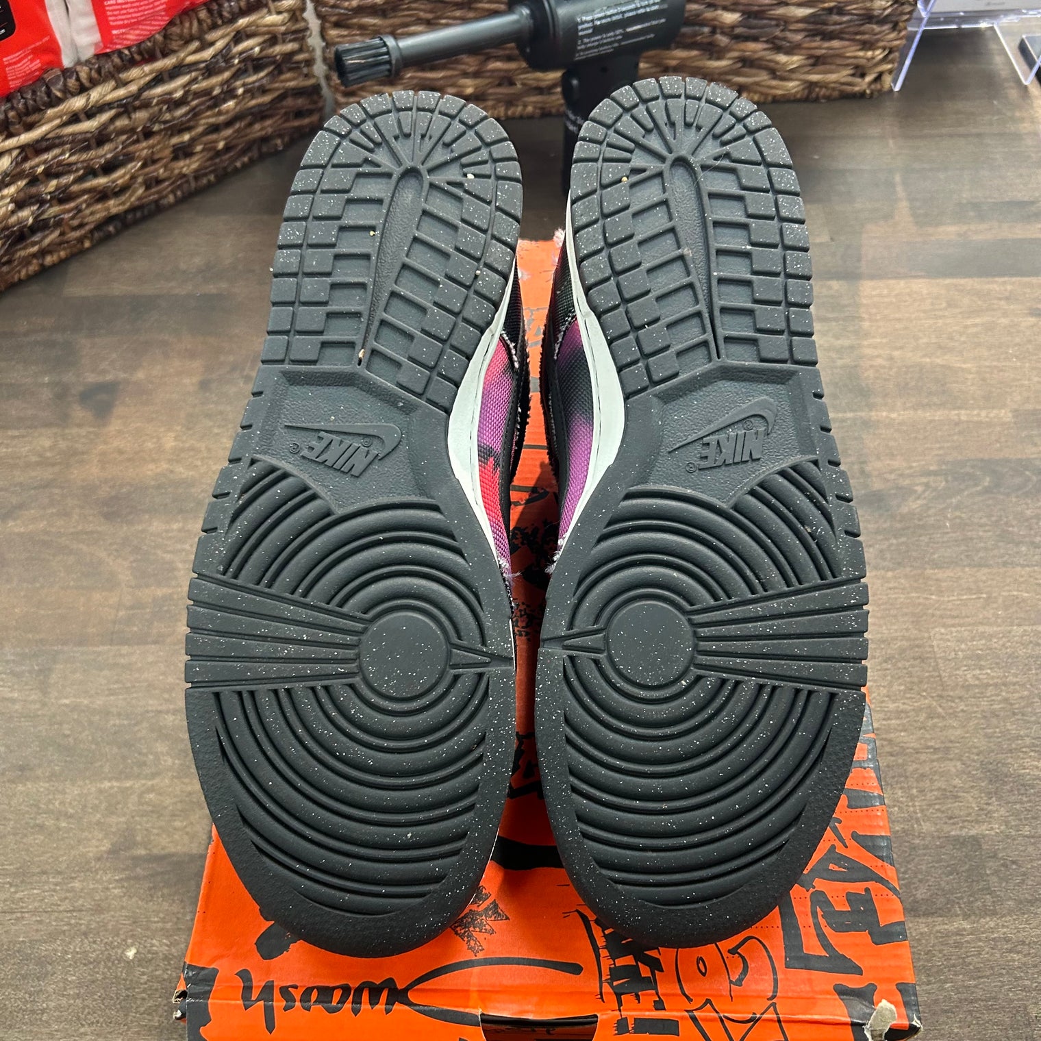 Graffiti Pink Nike Dunk Low (USED)