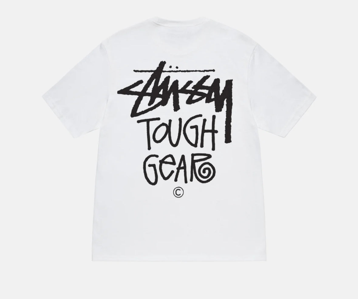 Stussy Tough Gear White Tee