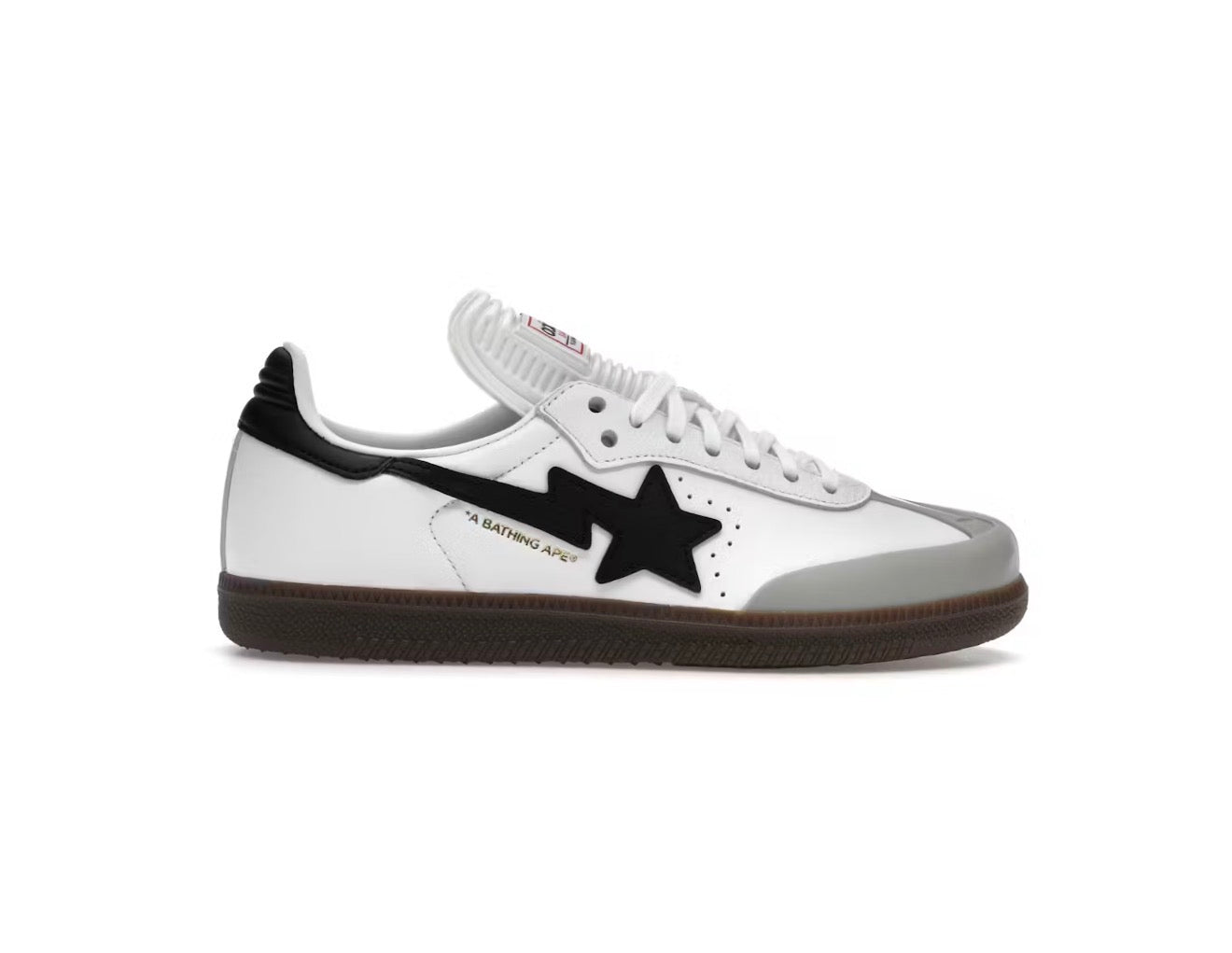 Bape White Black Gum Adidas Samba