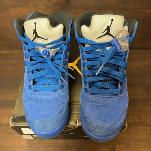 Jordan 5 Retro Blue Suede (GS) - Image 3